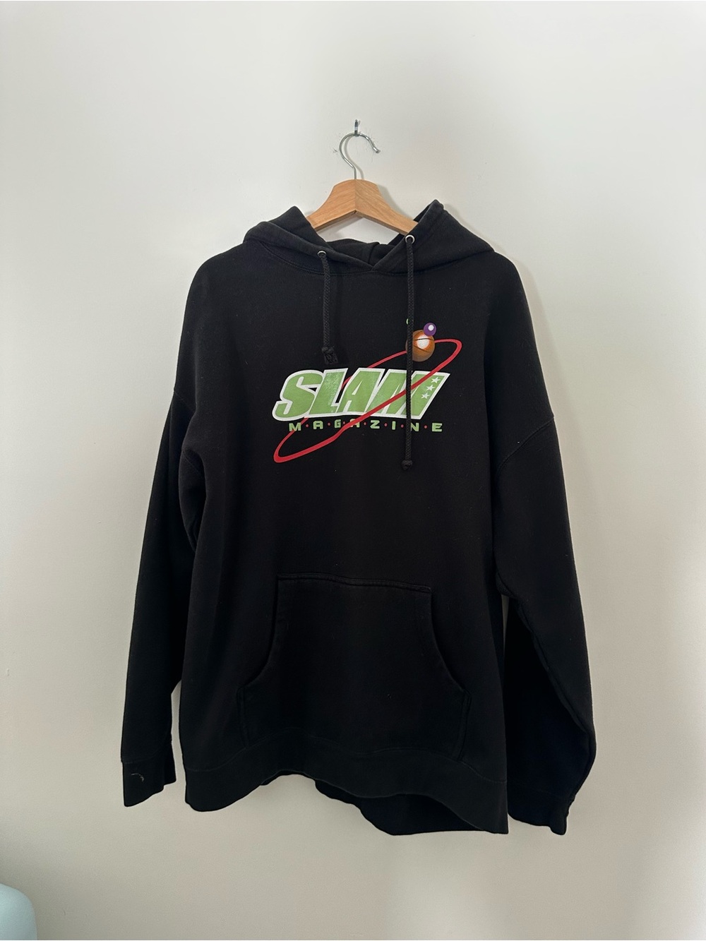 SLAM magazine black graphic hoodie